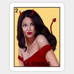 Rubi La Diabla Lotería Sticker